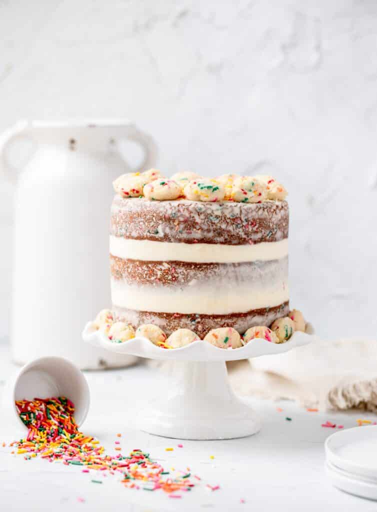 funfetti birthday cake. milk bar copycat