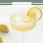 lemon drop martini pin
