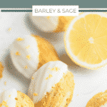 lemon poppy seed madeleines pin