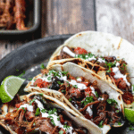 beer braised beef tacos pin