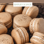 espresso macarons pin