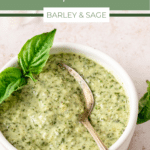 creamy basil pesto pin