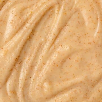 close up of cooled browned butter.