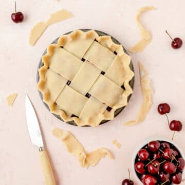 close up shot of homemade flaky pie crust