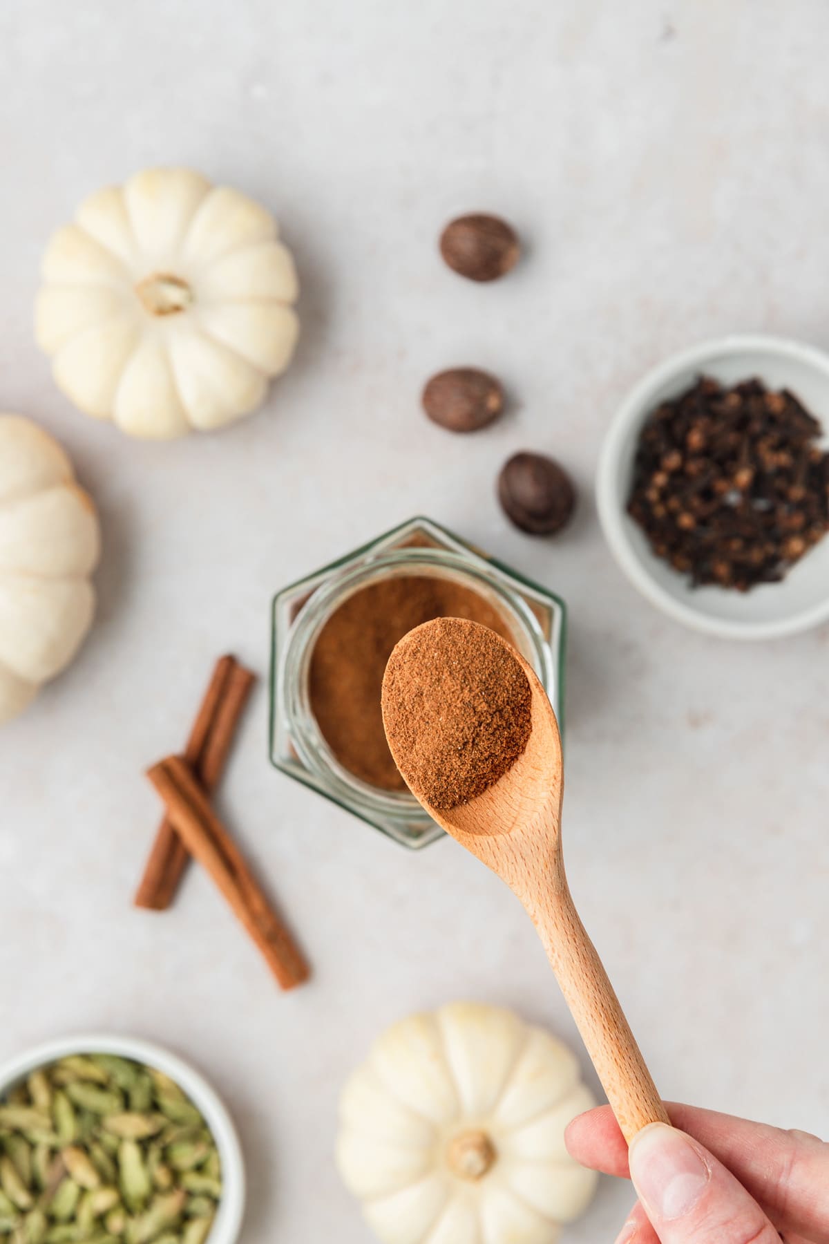 homemade pumpkin spice in jar
