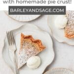 brown butter bourbon chess pie pin