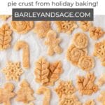 leftover pie crust cookies pin