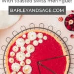 cranberry curd tart pin
