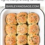 sourdough sour cream chive rolls pin
