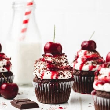 black forest cupcake web story poster