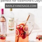 pink berry rose sangria pin