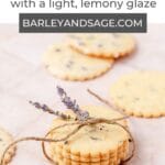 lemon lavender cookies pin