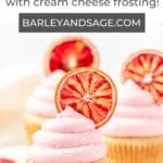 blood orange cupcakes pin