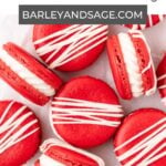 red velvet macarons pin