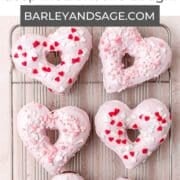 heart shaped donuts pin.
