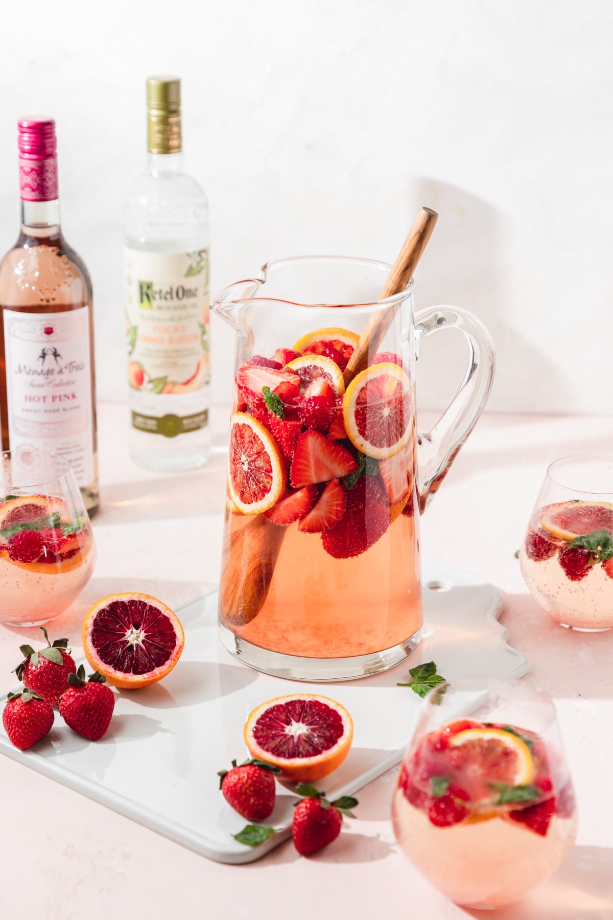 pink berry rose sangria