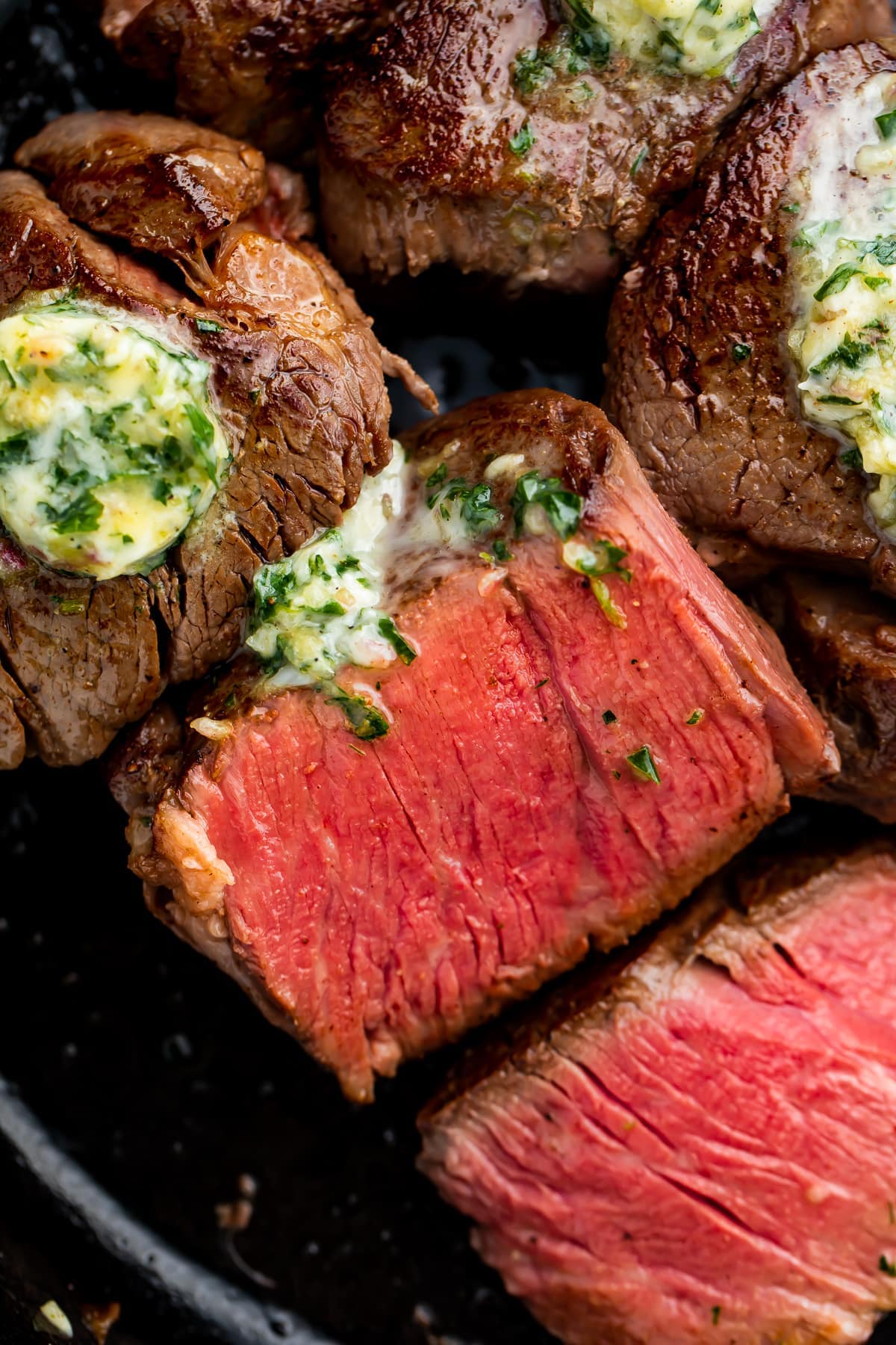 sous vide filet mignon with garlic butter