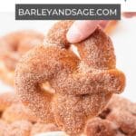 cinnamon sugar soft pretzels pin.