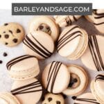 cookie dough macarons pin.