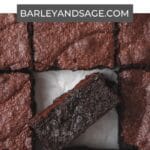 fudgy espresso brownies pin.