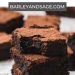 red wine brownies pin.