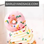 funfetti donut cupcakes pin.