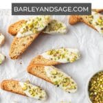 pistachio white chocolate biscotti pin.