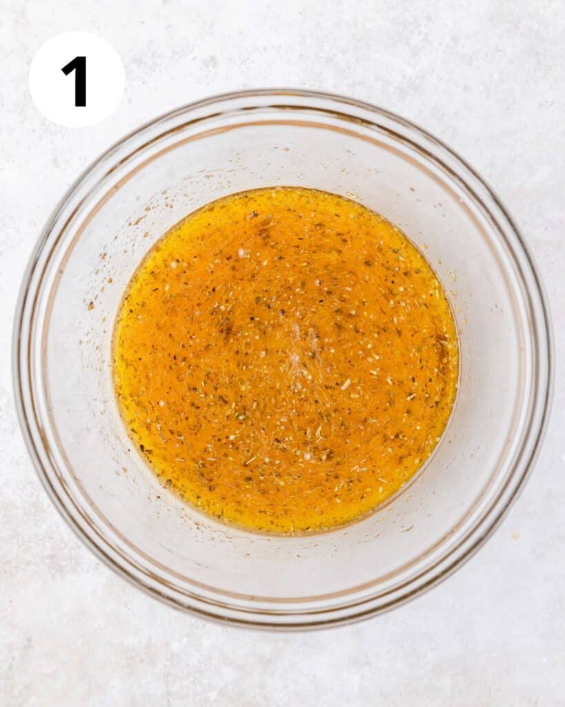 mojo marinade in bowl.