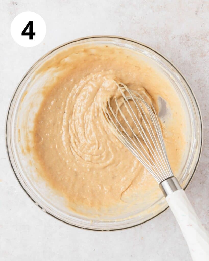 banana muffin batter.