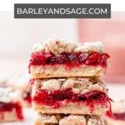 cranberry crumble bars pin.