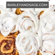 pumpkin spice cinnamon rolls pin.