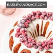 cranberry bundt cake pin.