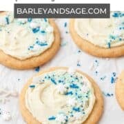 frosted eggnog cookies pin.