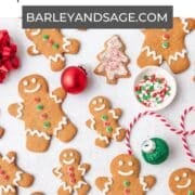 gingerbread man cookies pin.