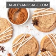 chai spiced cookies pin.