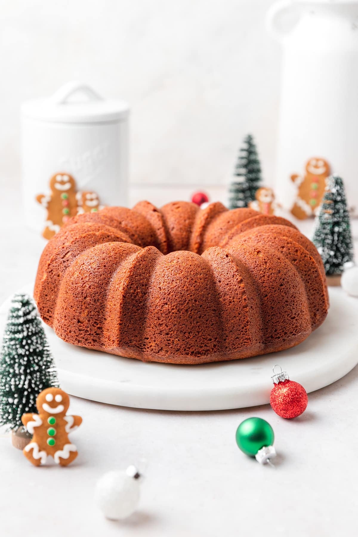 gingerbread bundt cake.