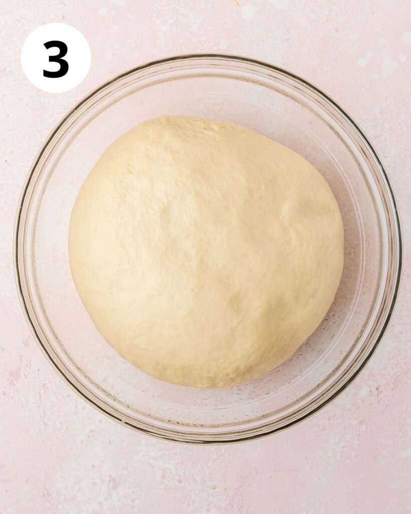 dough after rising.