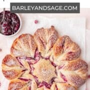 cranberry star bread pin.