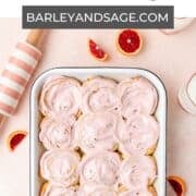 blood orange sweet rolls pin.