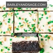 bailey's irish cream brownies pin.