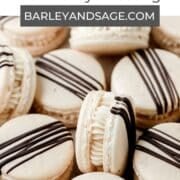bailey's irish cream macarons pin.