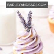 honey lavender cupcakes pin.