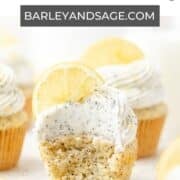 lemon poppy seed cupcakes pin.