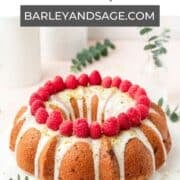 olive oil pistachio cake with raspberries pin.