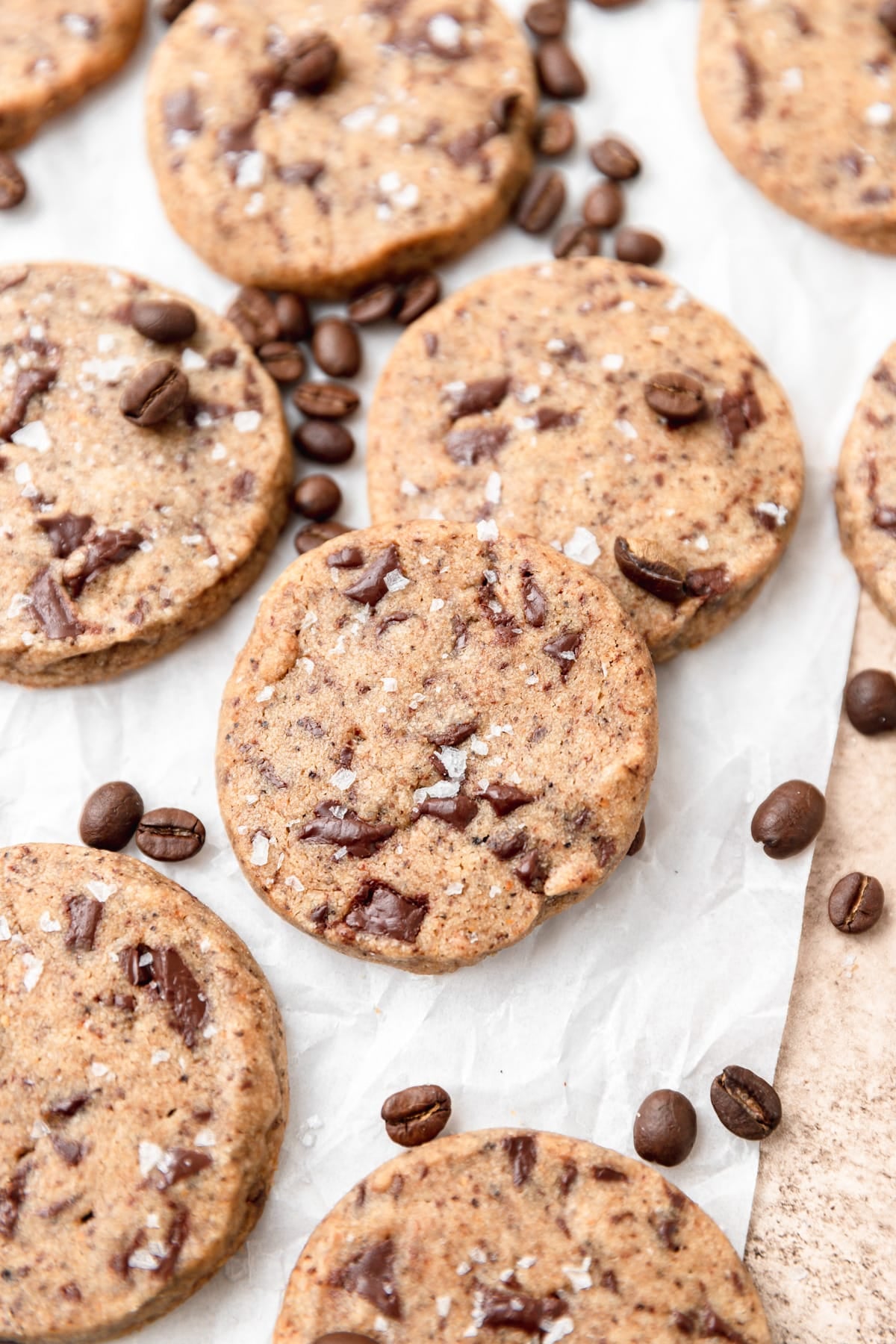 slice and bake espresso chocolate cookies.