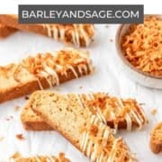toasted coconut biscotti pin.