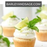 mint mojito cupcakes pin.