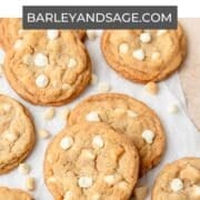 white chocolate macadamia nut cookies pin.
