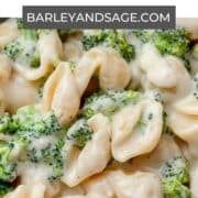 white cheddar broccoli mac and cheese pin.