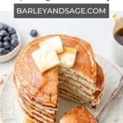 sourdough pancakes pin.